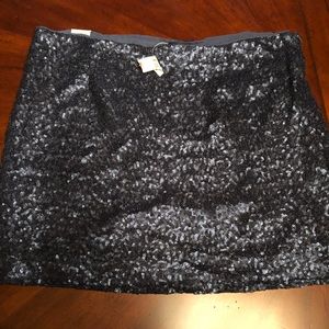 Sequin mini skirt